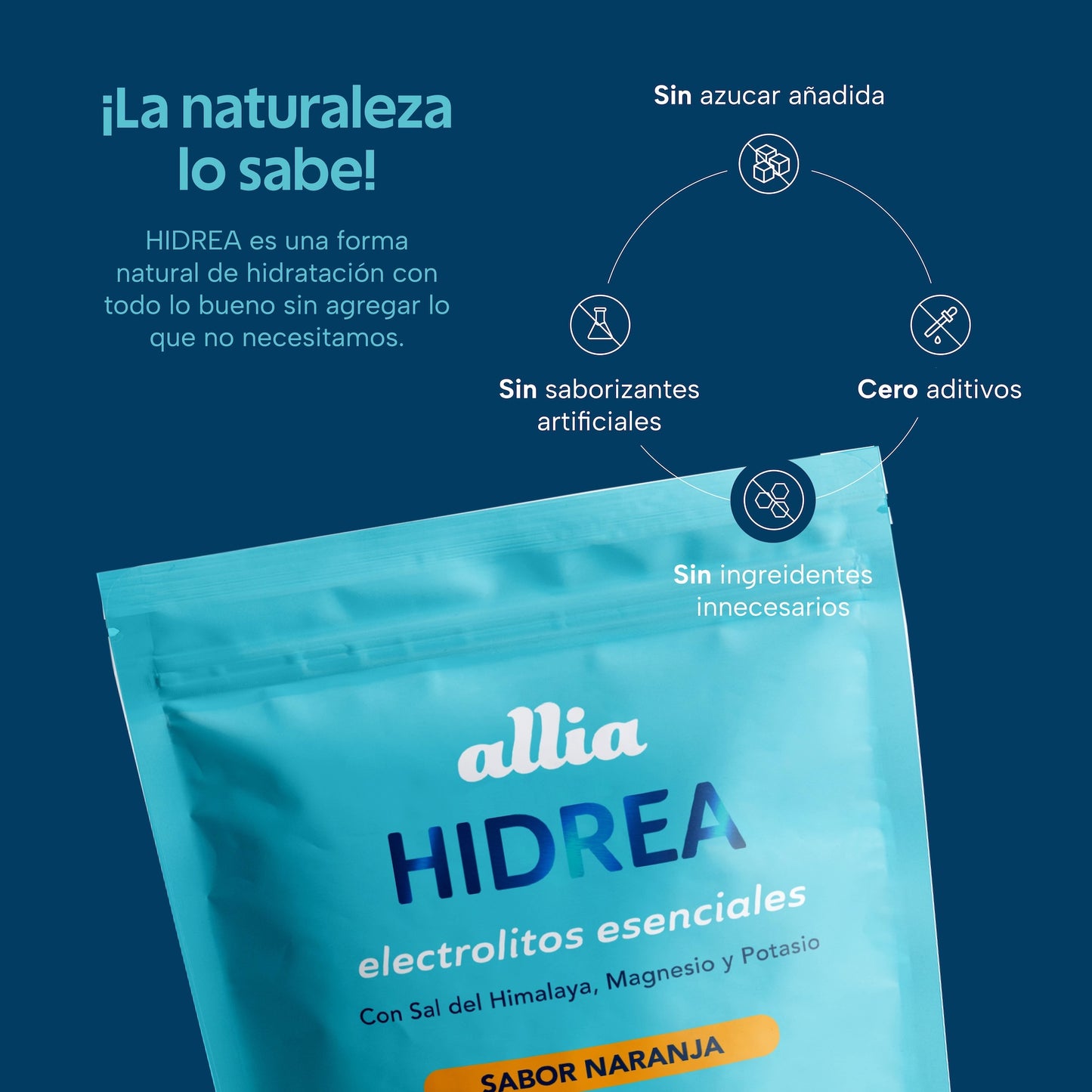 Hidrea Electrolitos Naranja