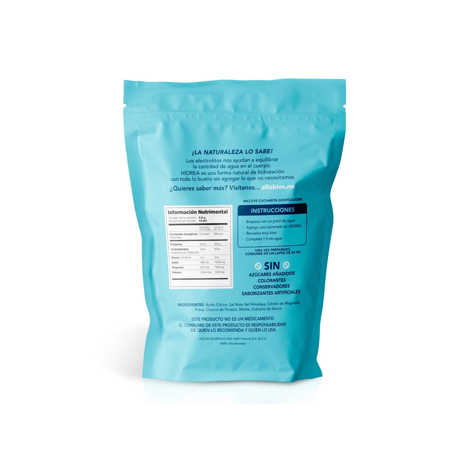 Hidrea Electrolitos Fresa-Menta (4 Pack)