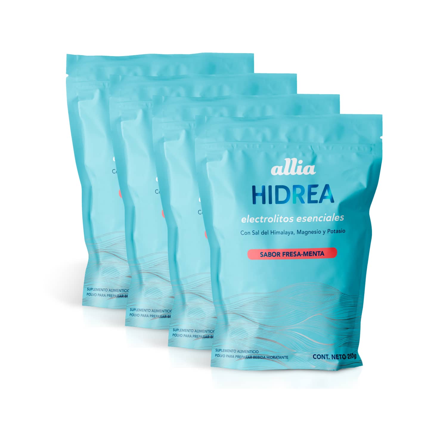 Hidrea Electrolitos Fresa-Menta (4 Pack)