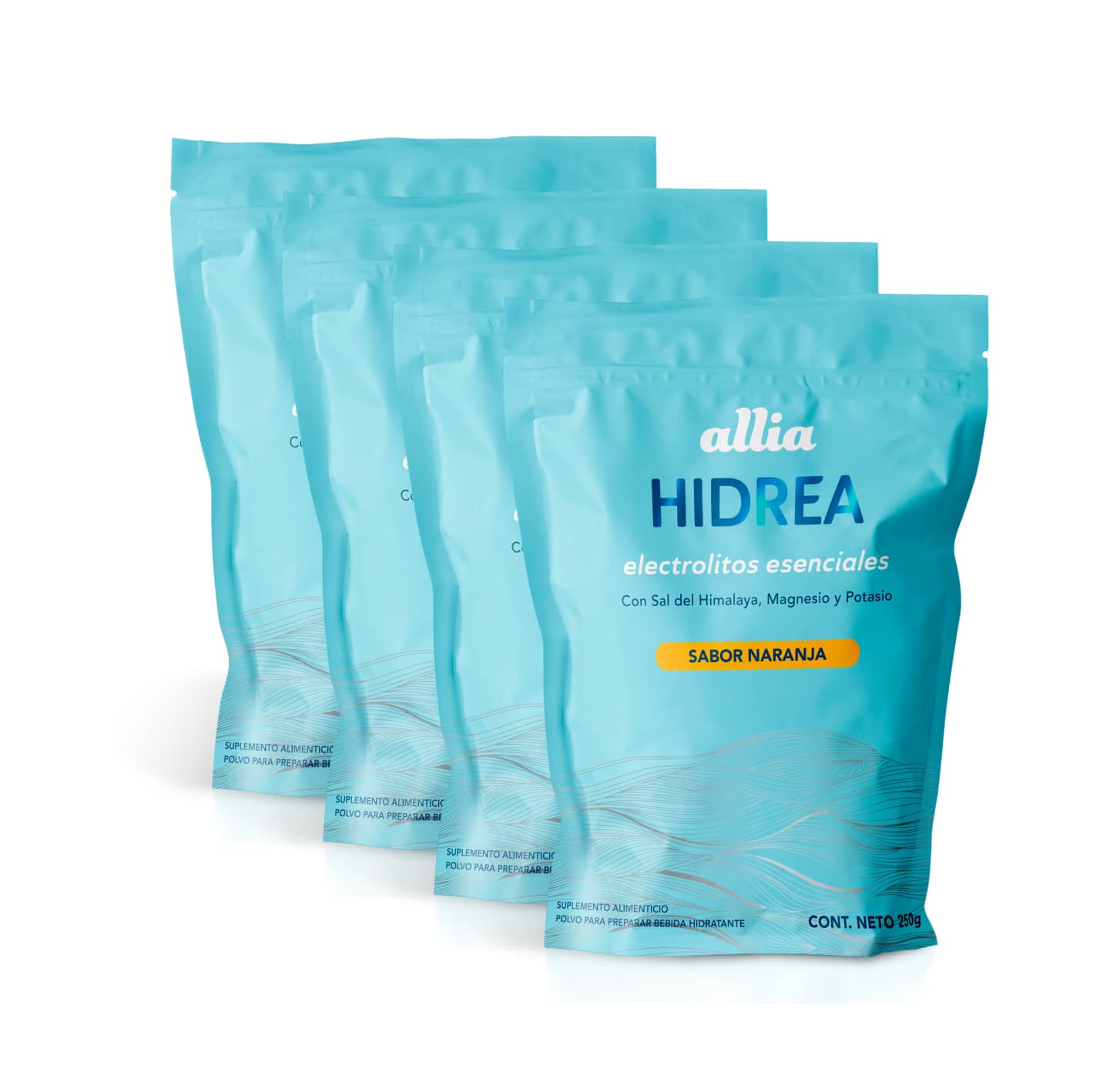 Hidrea Electrolitos Naranja (4 Pack)